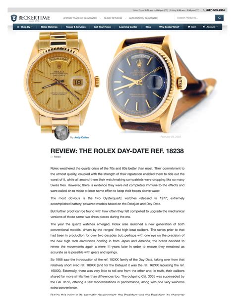 beckertime rolex reviews.